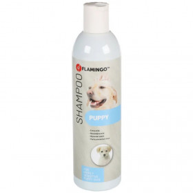 Шампоан за подрастващи кученца Flamingo PUPPY SHAMPOO специално създаден за чувствителната бебешка кожа